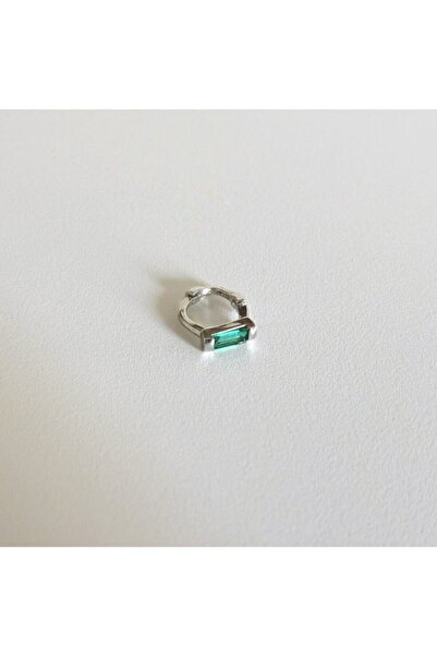 Bylin Takı Unisex Mini Baget Taşlı Halka Piercing