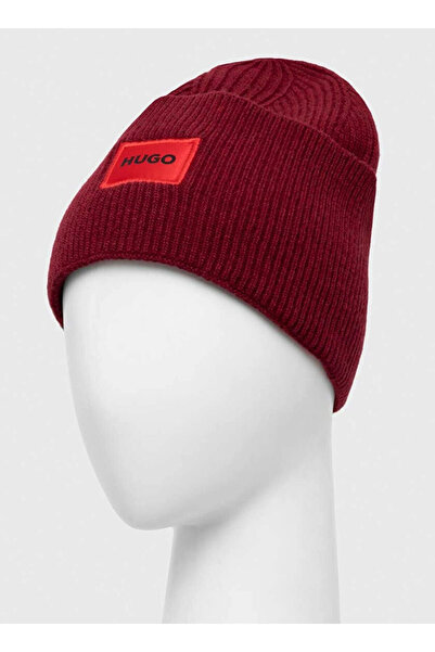 HUGO Kırmızı Erkek Düz Bere 50496011_Xaff 6