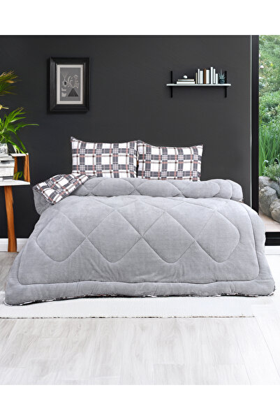 Lavinya Home Denizli Çift kişilik lüks Welsoft yorgan 3 parça