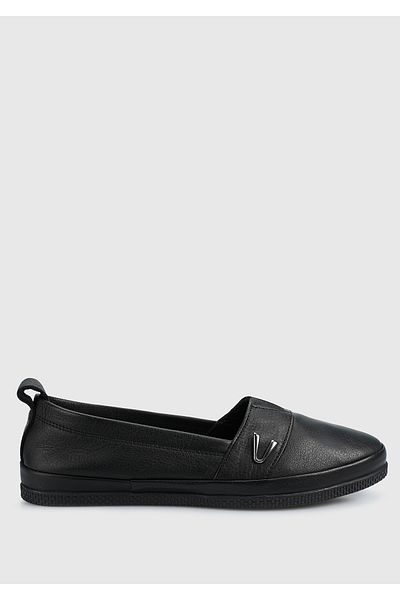 Eclipse Leather Black Women's Shoes