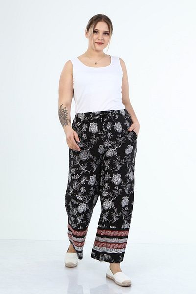 MYLİNE Pantaloni cu picioare largi