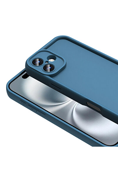 halkhouse iPhone 16 Case Camera Protected Shatterproof Colorful Flexible Stylish Soft Cover