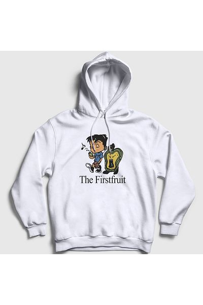 Presmono Unisex White Hooded Sweatshirt Mark Lee Nct 534631 Tt
