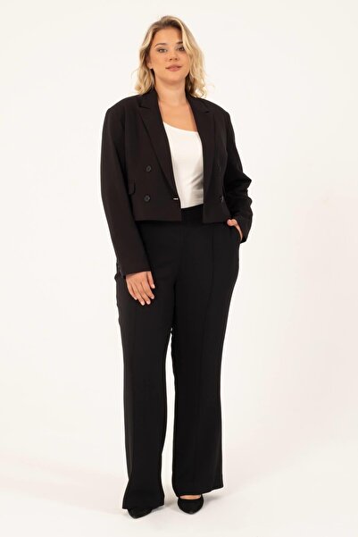 MYLİNE Підкладкована укорочена піджак-блейзер