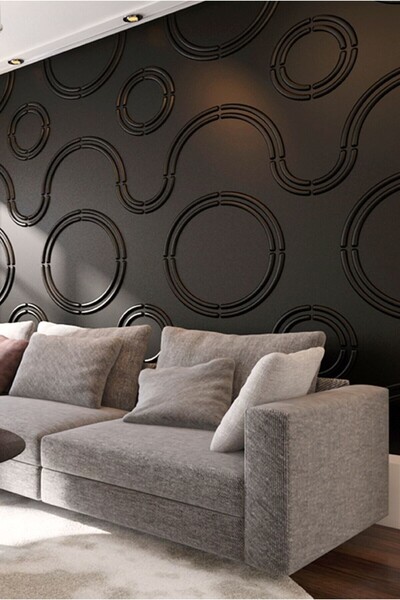 Duvarım 3 Boyutlu Boyanabilir PVC Duvar Paneli Favori (50-50 cm 4 adet-1 metrekare)