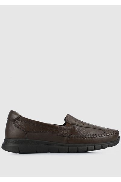 Eclipse Women's Brown Leather Shoes