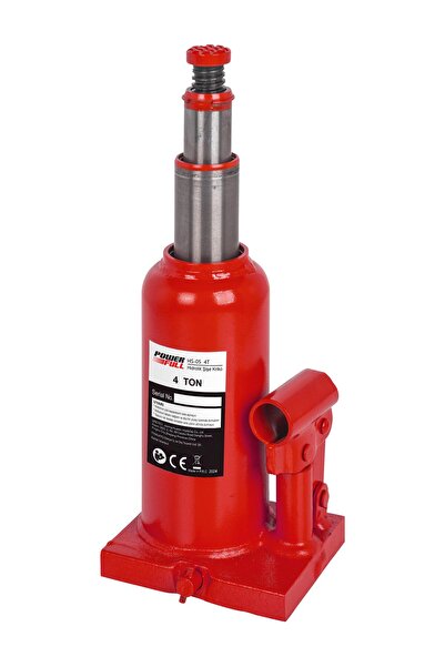 POWERFULL 4 Ton Çift Kademeli Hidrolik Şişe Kriko - Uzun Tip 05004B