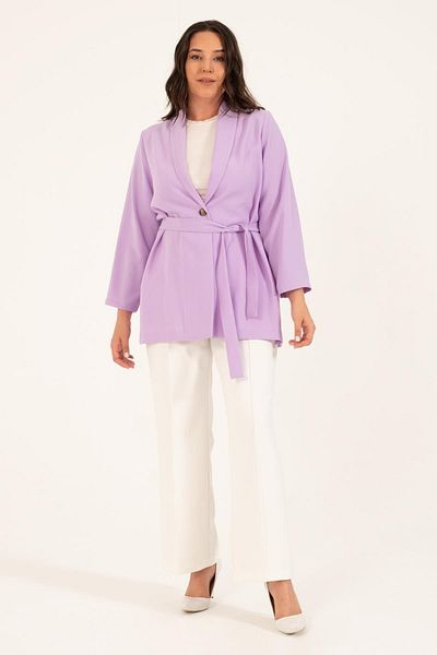 MYLİNE Shabby Jacket with Belt Detail