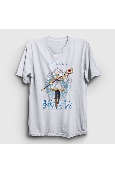 Presmono Unisex Λευκό Anime Manga T-Shirt 533030 ττ
