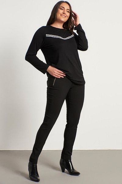 MYLİNE Zipper Detailed Trousers