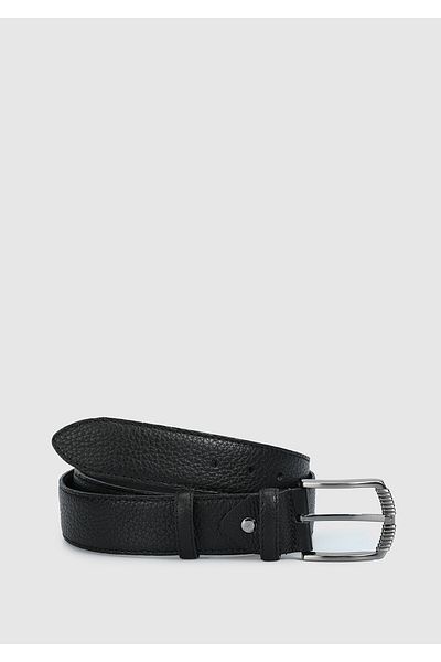 Provoq Provoq 008 Men's Black Leather Belt