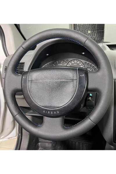 dk direksiyon Kaplamacı Ford Fiesta (2004) Connect Direksiyon Kılıfı (MAVİ IP...