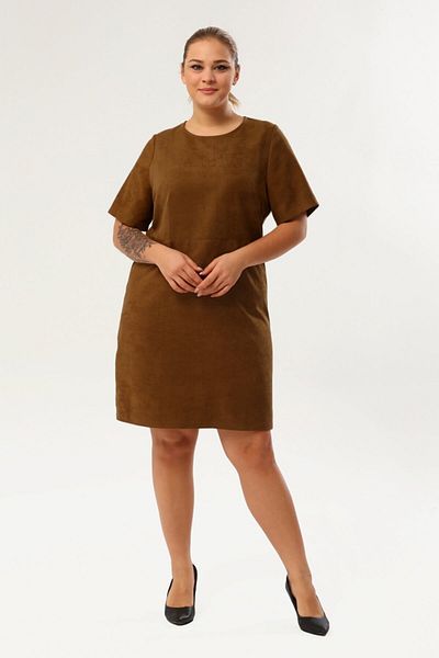 MYLİNE Faux Suede Dress