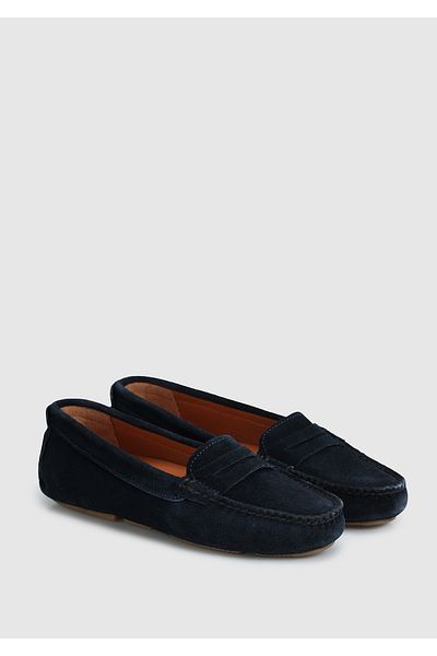 Provoq Δερμάτινα Γυναικεία Παπούτσια - Navy Blue