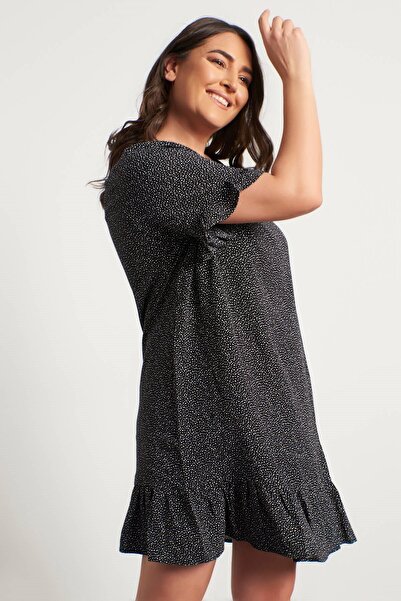 MYLİNE Φόρεμα με βολάν στη φούστα και τα μανίκια