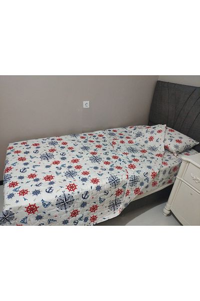 Coperta Gemici Child Single Ranforce Pike Set (Pike + Sheet + Pillow Case)