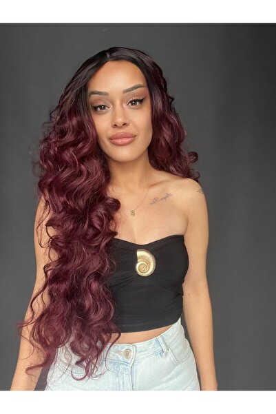 Suzan Peruk Full Tül peruk Heryöne ayrım yapılır toplanır Dalgalı Dansöz Boy tül peruk