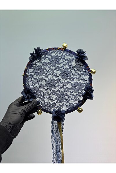Nacargil Tekstil Dantel Motifli Nedime Tefi Kına,Düğün,Bride 1 Adet