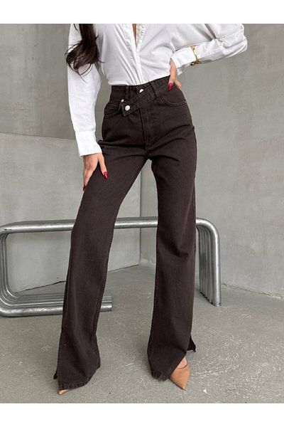 DENİKK TREND SPECIAL DESIGN ΠΛΑΤΗ ΠΟΔΙ PALAZZO JEAN ΤΕΝΙΝ ΠΑΝΤΕΛΟΝΙ ΛΕΠΤΟΜΕΡΕΙΑΣ