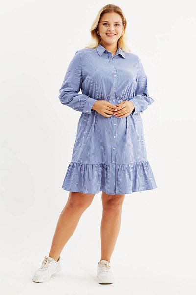 MYLİNE Rochie cămașă cu volane