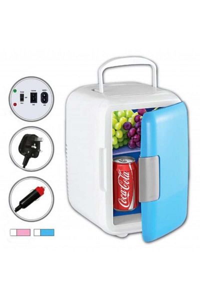 DLC Refrigerator for Car and Home (2 in 1) - 4 Liters 48 Watts 12 Volts