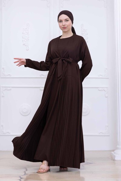 MAY MARA KADIN 2Lİ ELBİSELİ VE ABAYALI PİLİSELİ TAKIM