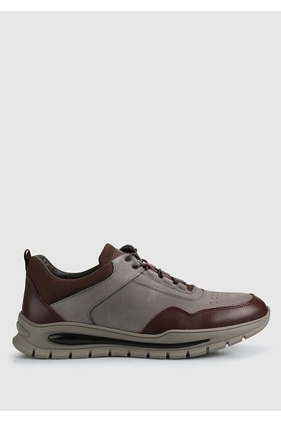Provoq Ανδρικό Sneaker - Γκρι Δερμάτινο