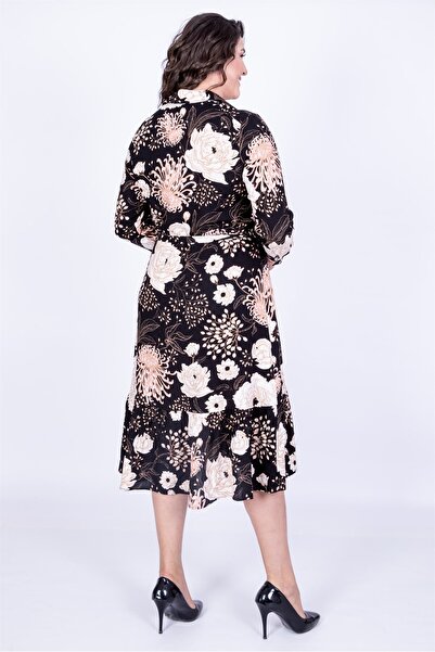 MYLİNE Hem Dress with Ruffle Hem