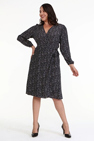 MYLİNE Anvelop Kuşak Detaylı Elbise