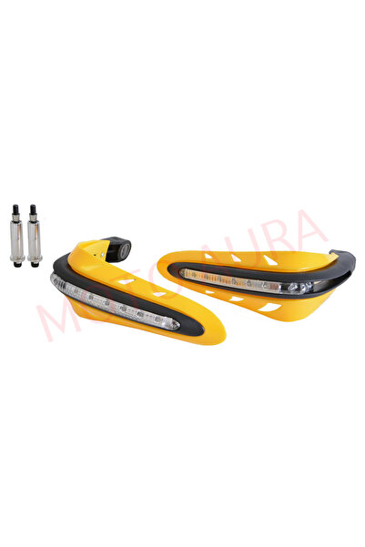 monero Elcik Koruma Takımı Ledli Sarı Ybr125 K Esd Pulsar Ns200 Ktm Duke 200 ...