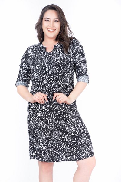 MYLİNE Rochie marocană cu mânecă lungă cu model de picături