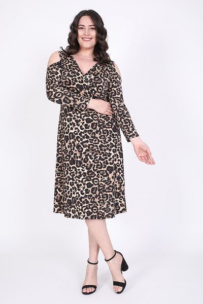 MYLİNE Rochie înfășurată cu ramă pe umeri