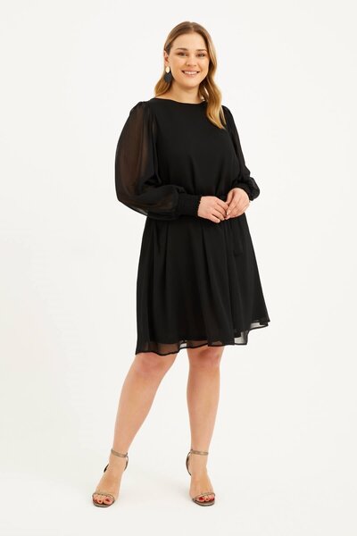 MYLİNE Rochie din șifon căptușită cu curea