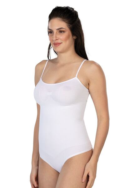 inkasole Білий Емай 1927 Стрінг-боді з шнурками та ремінцями