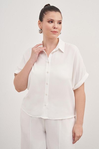 MYLİNE Short Sleeve Oversize Shirt