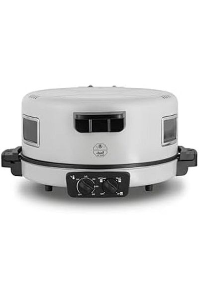 ALSAIF Electric Bread Maker With Non-stick Cooking Surface And Temperature Control, 40cm, 2400w, Light Grey