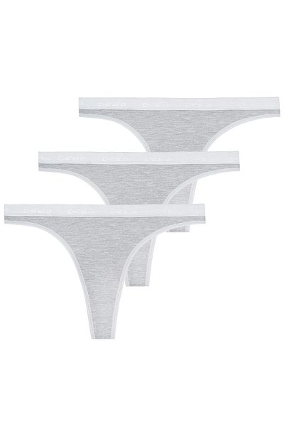 BEGATEKS Cotton Thong Women's Panties 3 Pack