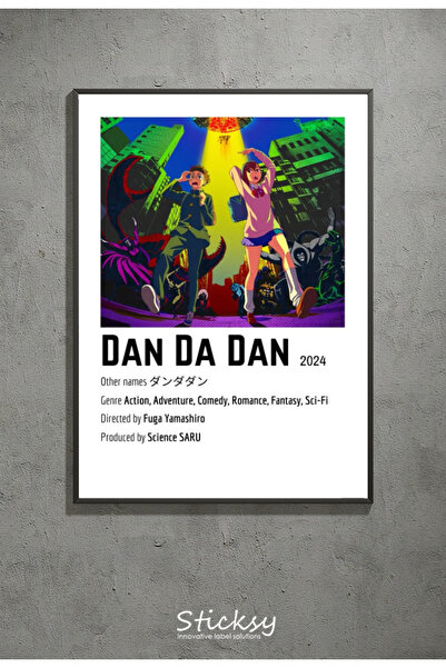 Sticksy Dandadan Poster , Çerçevesiz Duvar Posteri Kalın Kağıt Afiş Anime
