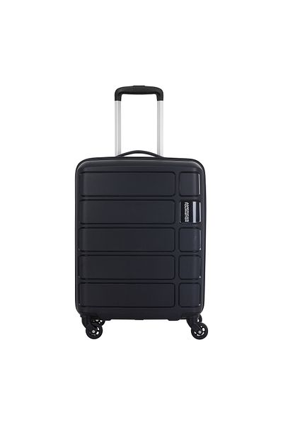 American Tourister حقيبة سفر صلبة من تراكر، مقاس 55 سم، لون أسود