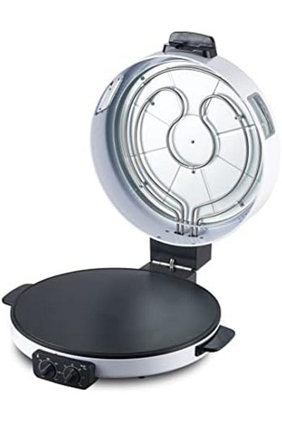 ALSAIF Electric Bread, Roti, Tortilla And Pizza Maker S/s Tube, Two Thermostat Control, With Light, 2200w