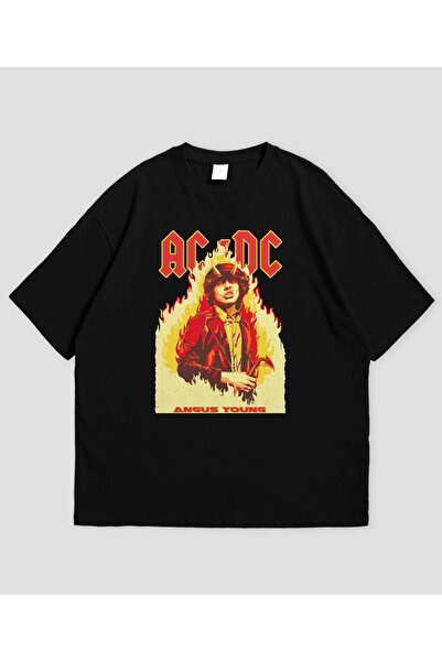 SVART WEAR ACDC dizajnirao unisex Oversize kroj T-shirt