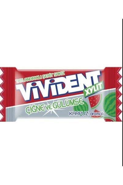 Vivident علكة واحدة بنكهة البطيخ × 70 قطعة