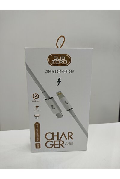 Subzero Type C To Ligtning Pd Şarj Kablosu 20w 1 Metre Cl95