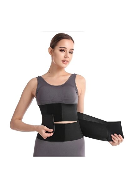 YOYYO مشد البطن، مشد فيلكرو مع 3 أسلاك داخلية و3 فيلكرو