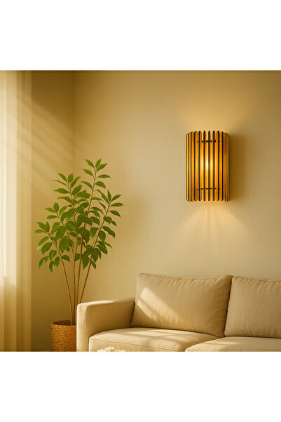 hü ma tasarım ve aksesuar Cheapest Wooden Reflection Daylight Sconce Chandelier Rustic Nordic Sconce