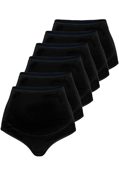 BEGATEKS Maternity Panties Stretchy High Waist Cotton Comfort Pack of 6