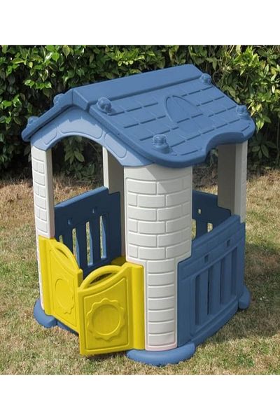 ALBADER Playhouse For Kids, Children House, Indoor & Outdoor Playset For Children 108D*108W*119H Cm
