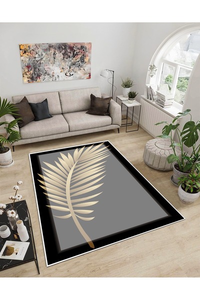 Dijidekor Shine M(75) Gri Fringeless cu bază anti-alunecare Digital cu imprim...