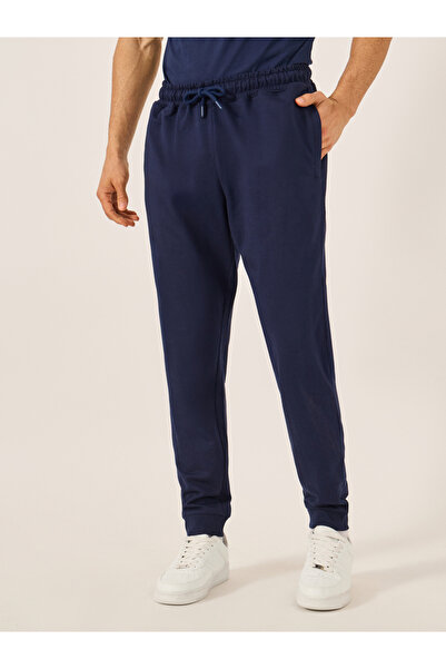 Styli بنطال رياضي Eco-Earth Slim Fit Terry مع جيوب جانبية