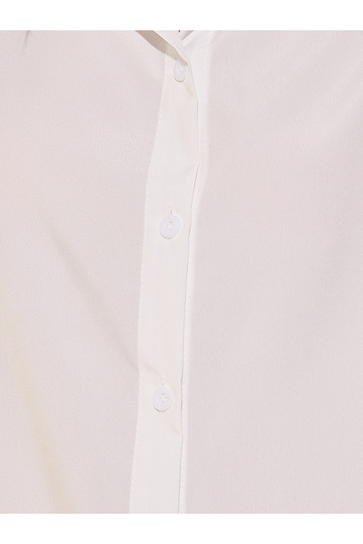Take Two By Styli White Spread Collar Plain Long Sleeve Shirt